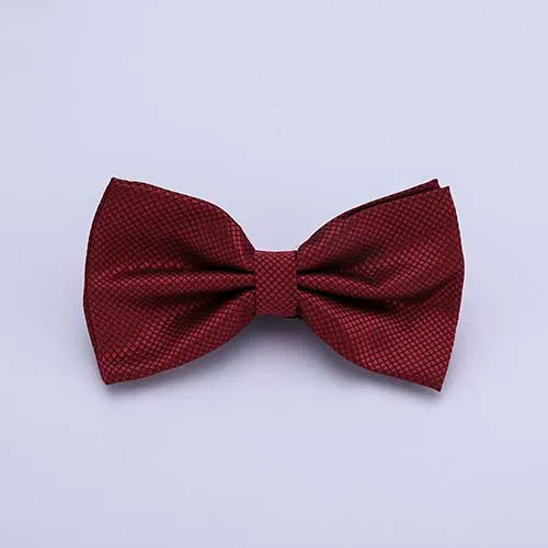 HUISHI Bow Tie For Men Bowtie Solid Color Fashion Butterfly Cravat Banquet Party Bowties Black Gold Red Royal Blue Wine Ties Men