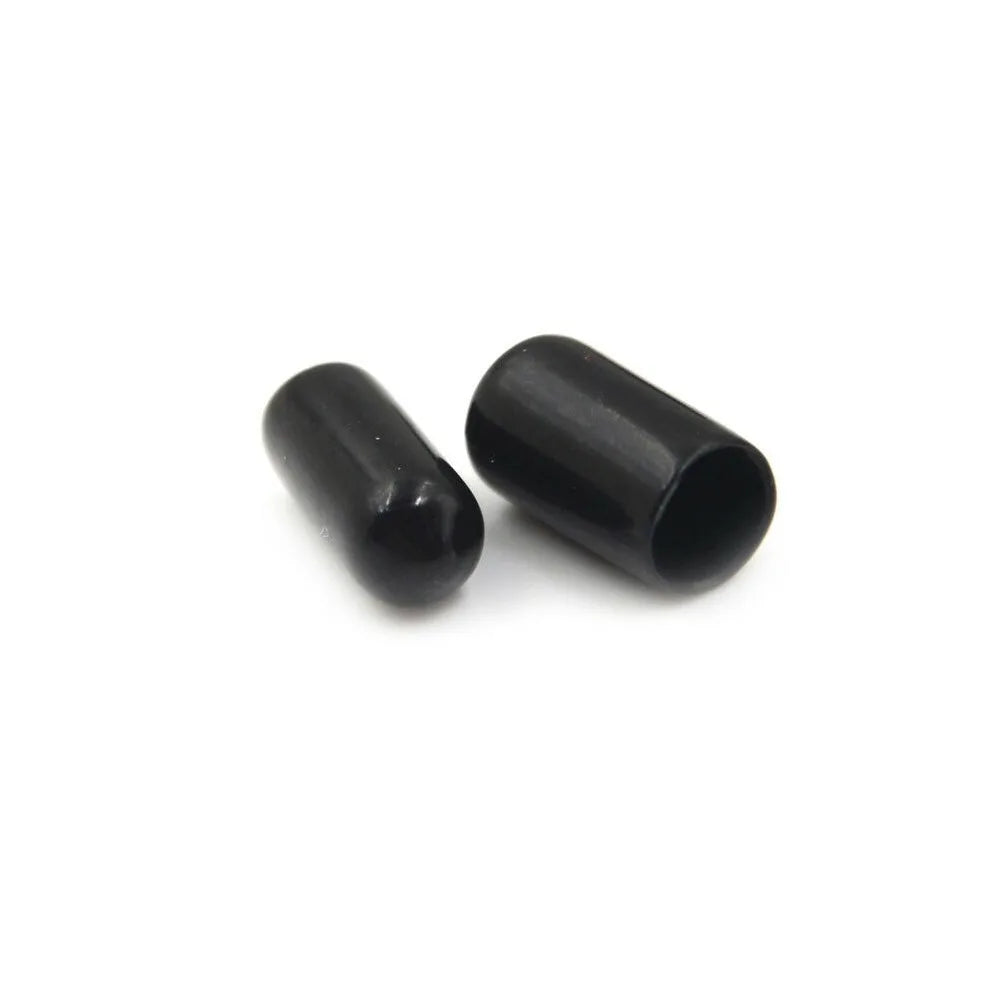 10/25/50pcs 3-25mm PVC Vinyl Rubber Round End Cap Threaded Cap Steel Pipe Plastic Pipe Rubber Protector Classification Kit