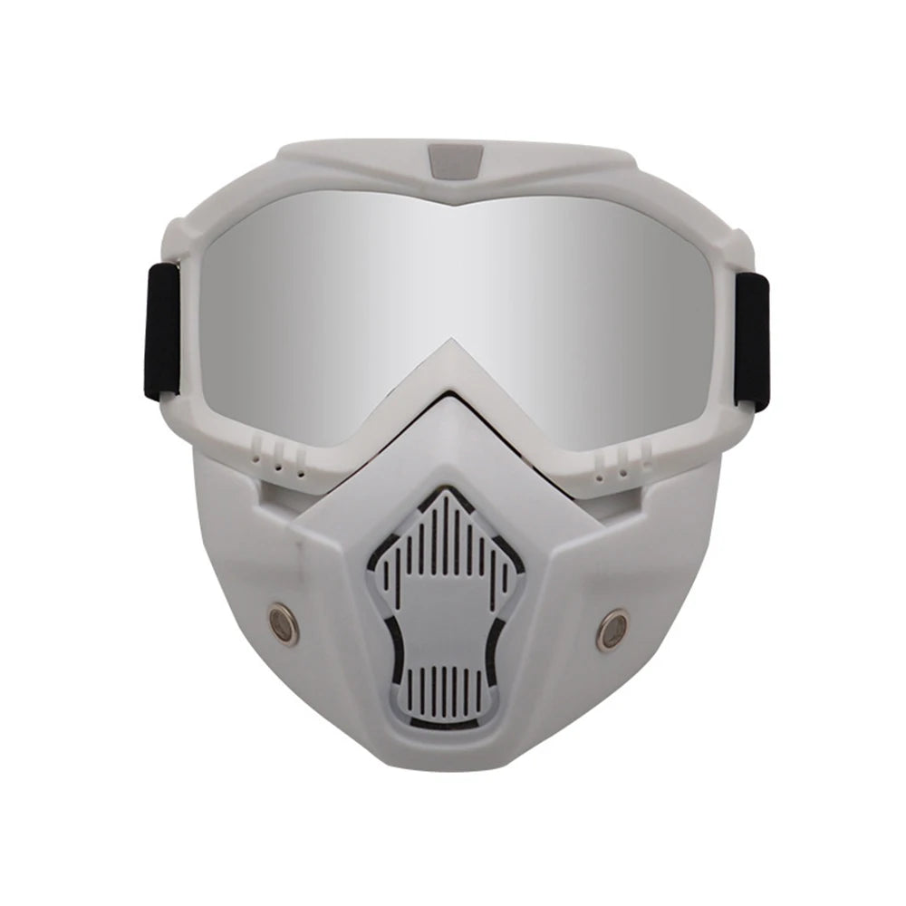 Outdoor Ski Snowboard Mask Snowmobile Skiing Goggles Windproof Motocross Protective Glasses Safety Goggles With Mouth Filter