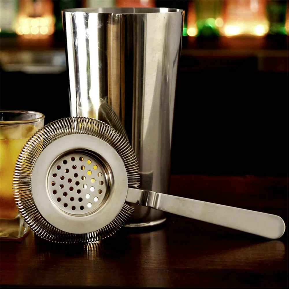Bar Strainer Sprung Cocktail Strainer Stainless Steel Deluxe Strainer Bar Tools
