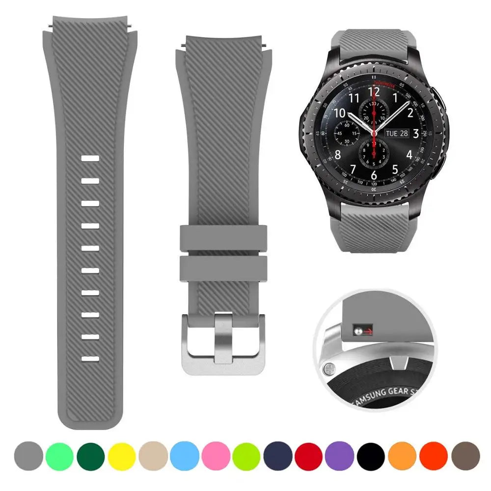 20mm 22mm Strap For Samsung galaxy watch 4 5 6 7 44mm 5 pro 45mm Gear S3 Frontier bracelet Huawei watch gt 2/2e/3/4/5/6 pro Band