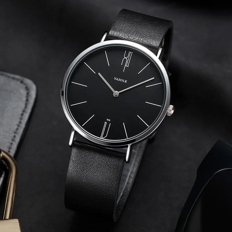 Outdoor Men Watch Genuine Leather Military Sports Analog Quartz Wristwatch Decoration Business Man Clock Calendar Montre Homme