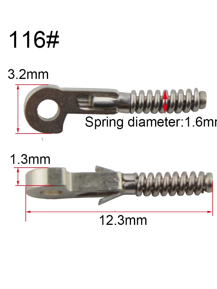1800pcs Eyeglasses Spring Insert Glasses Repairing Flex Temples Optical Frame Broken Replacement Accessory