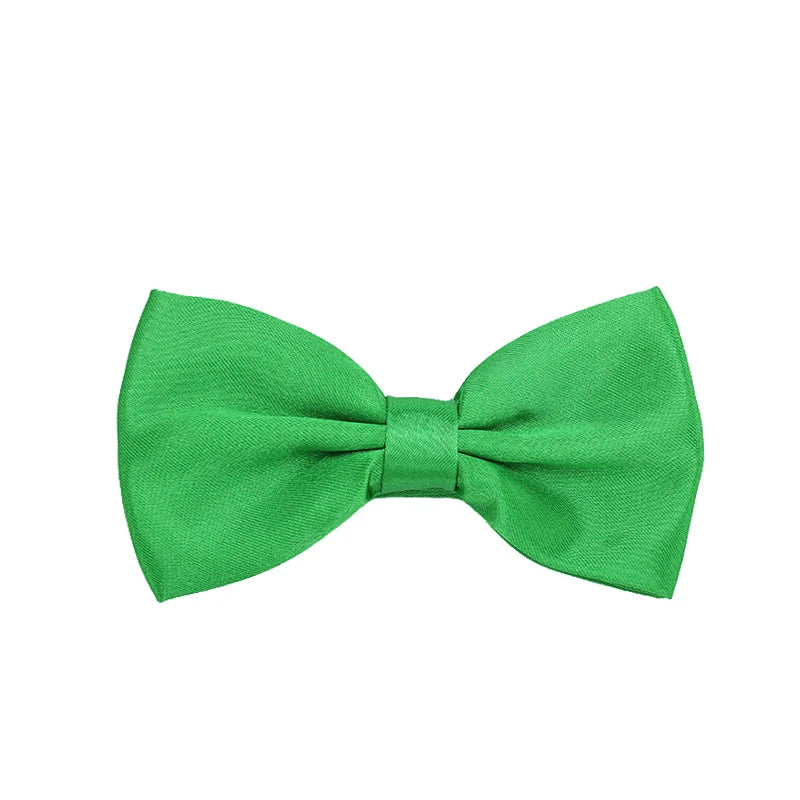 HUISHI Bow Tie For Men Bowtie Solid Color Fashion Butterfly Cravat Banquet Party Bowties Black Gold Red Royal Blue Wine Ties Men