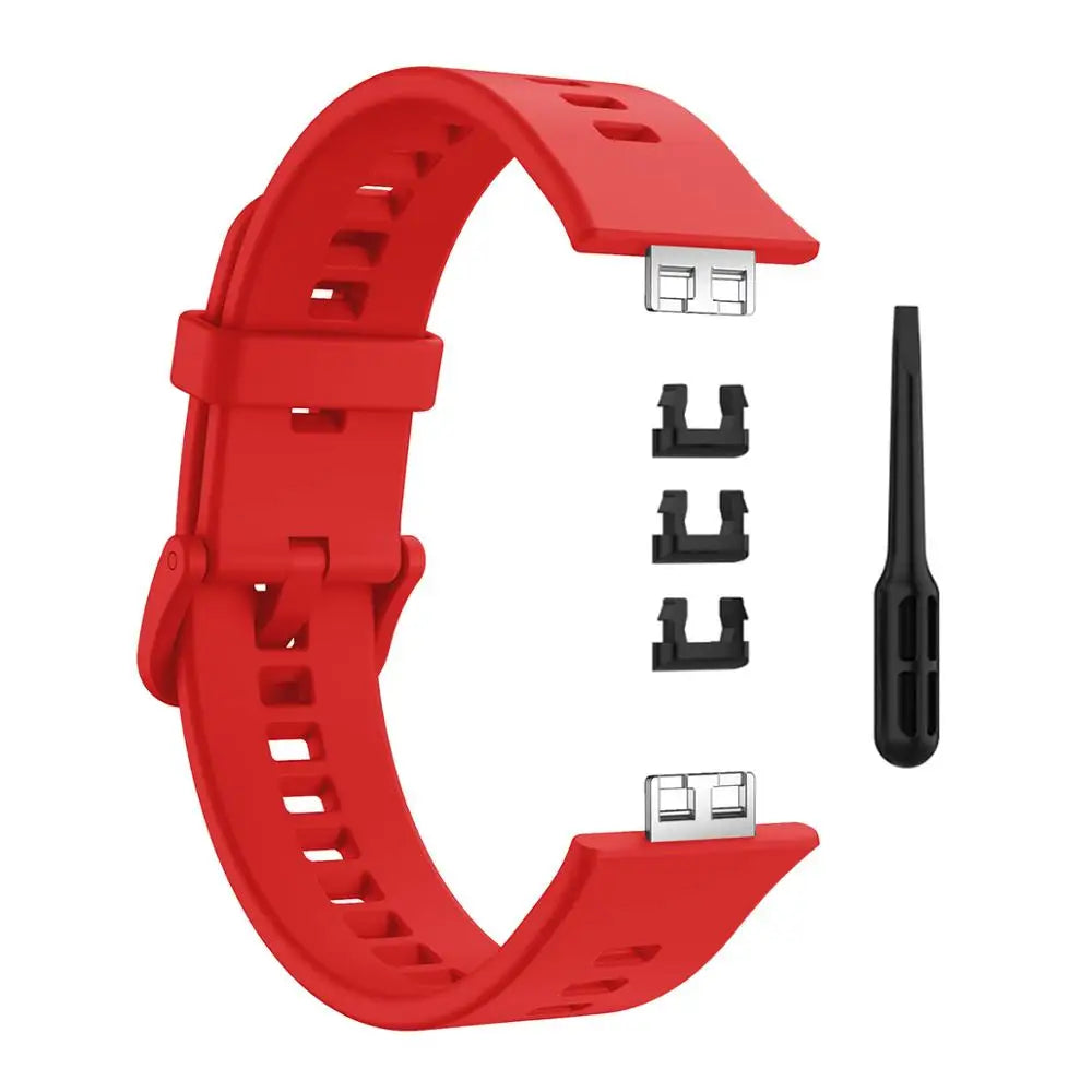 Silicone Band For Huawei Watch FIT Strap Smartwatch Accessories Replacement Wrist Bracelet Correa huawei watch fit Straps