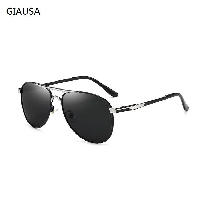 Luxury Pilot  Sunglasses Men Women Driving Fishing Retro Sun Glasses Brand Designer Male Metal Sunglasses For Man