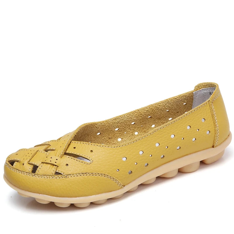 Women Shoes Flats Soft Leather Shoes Woman Loafers Oxford Ladies Shoes For Women White Shoes Plus Size 35-44 zapatos de mujer