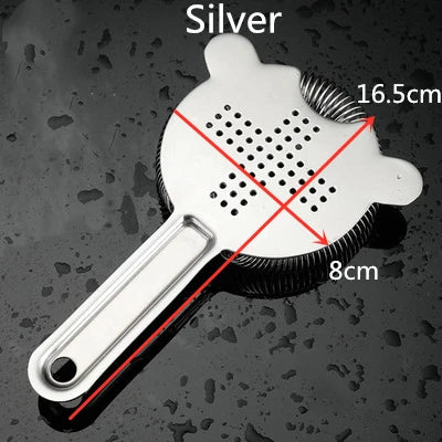 Bar Strainer Sprung Cocktail Strainer Stainless Steel Deluxe Strainer Bar Tools