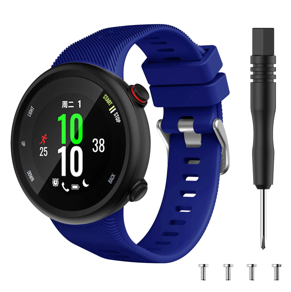 High Quality Silicone Strap for Garmin Swim 2 Smart Watch Band Sport Wristband for Garmin Forerunner 45 45s Bracelet Accessories