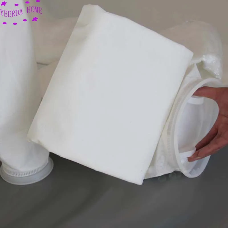 180x430mm PP/Stainless Ring environmental protection Industrial Filter Sock Pocket Bag 0.2/0.5/5/10/25/50/75/100/200/300 micron