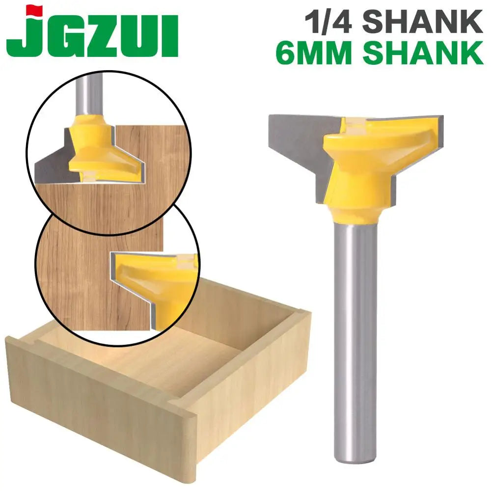 1/4" Shank 6mm shank Reversible Drawer Front Router Bit For Woodworking Cutter Tool Milling Cutter