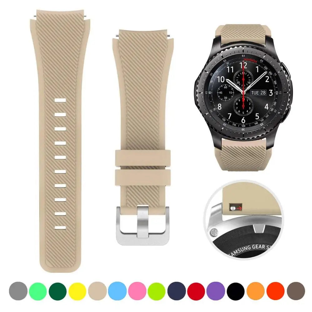 20mm 22mm Strap For Samsung galaxy watch 4 5 6 7 44mm 5 pro 45mm Gear S3 Frontier bracelet Huawei watch gt 2/2e/3/4/5/6 pro Band