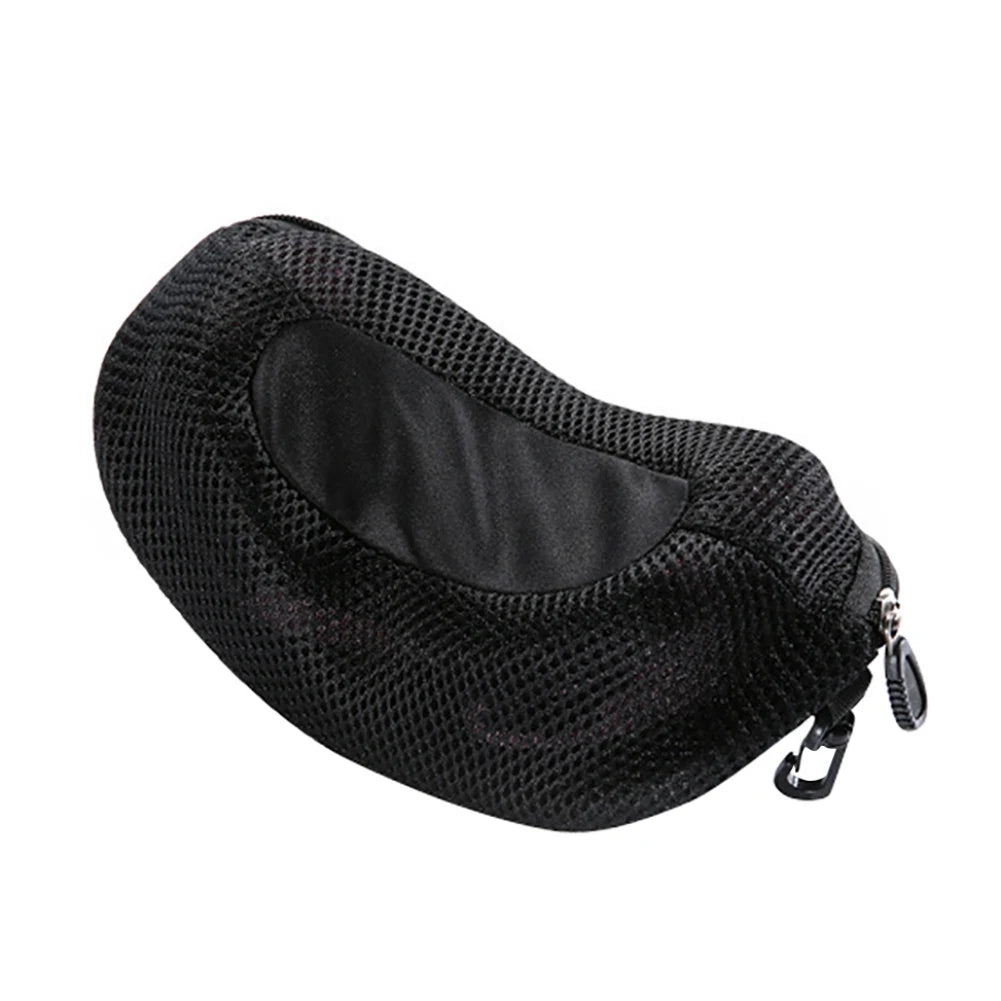 Ski Snow Goggle Protector Case (Without Goggles) Skiing Snowboard Glasses Eyewear Box Zipper Hard Case Bag