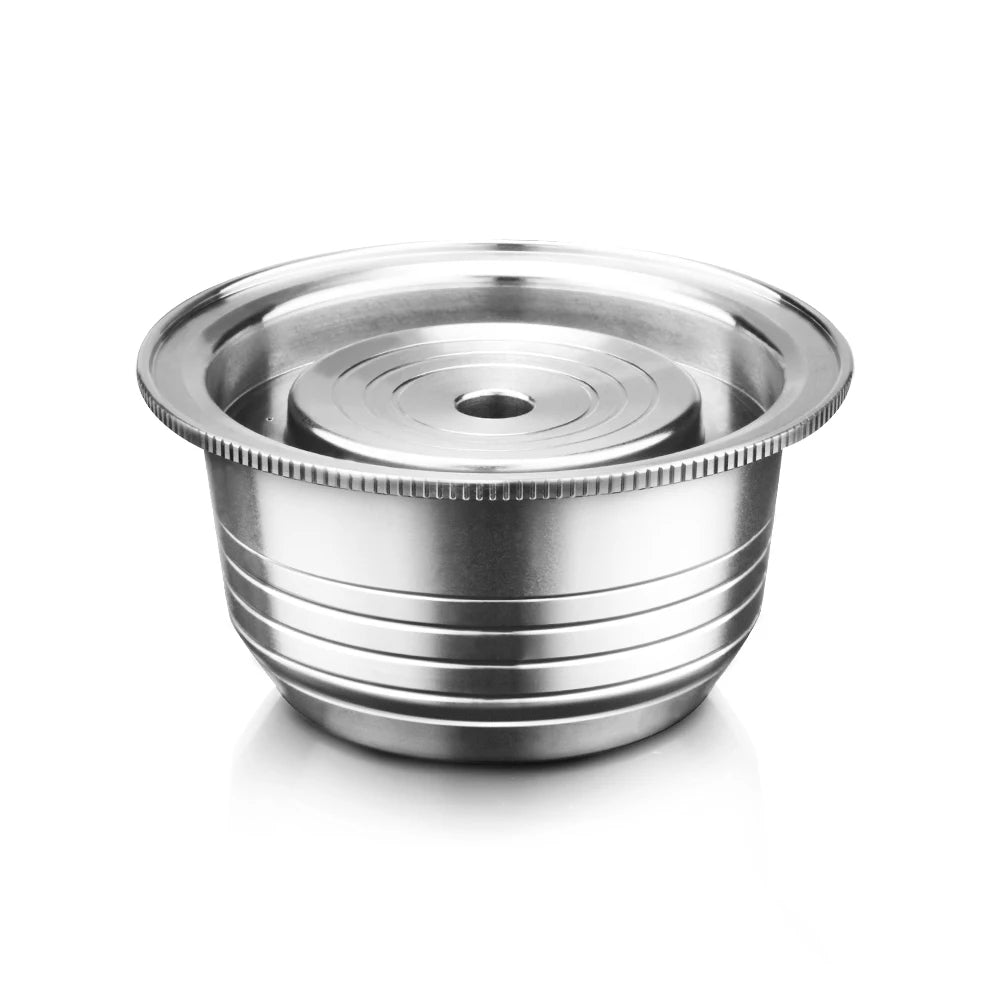 ICafilas Espresso Capsulas Recargables Nespresso Vertuoline & Vertuo Stainless Steel (G2) Refillable Capsule Reusable Filter ODS