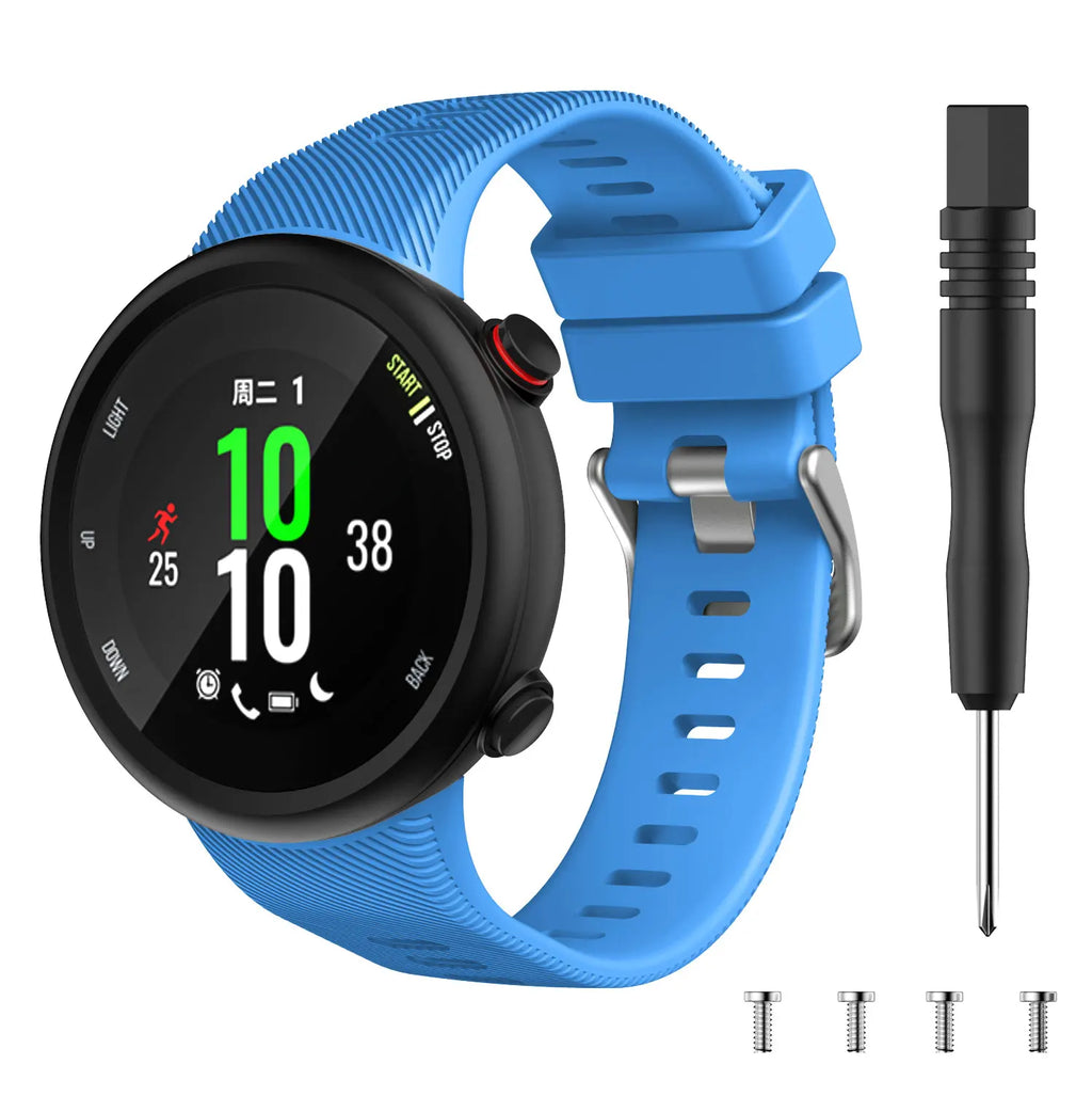 High Quality Silicone Strap for Garmin Swim 2 Smart Watch Band Sport Wristband for Garmin Forerunner 45 45s Bracelet Accessories