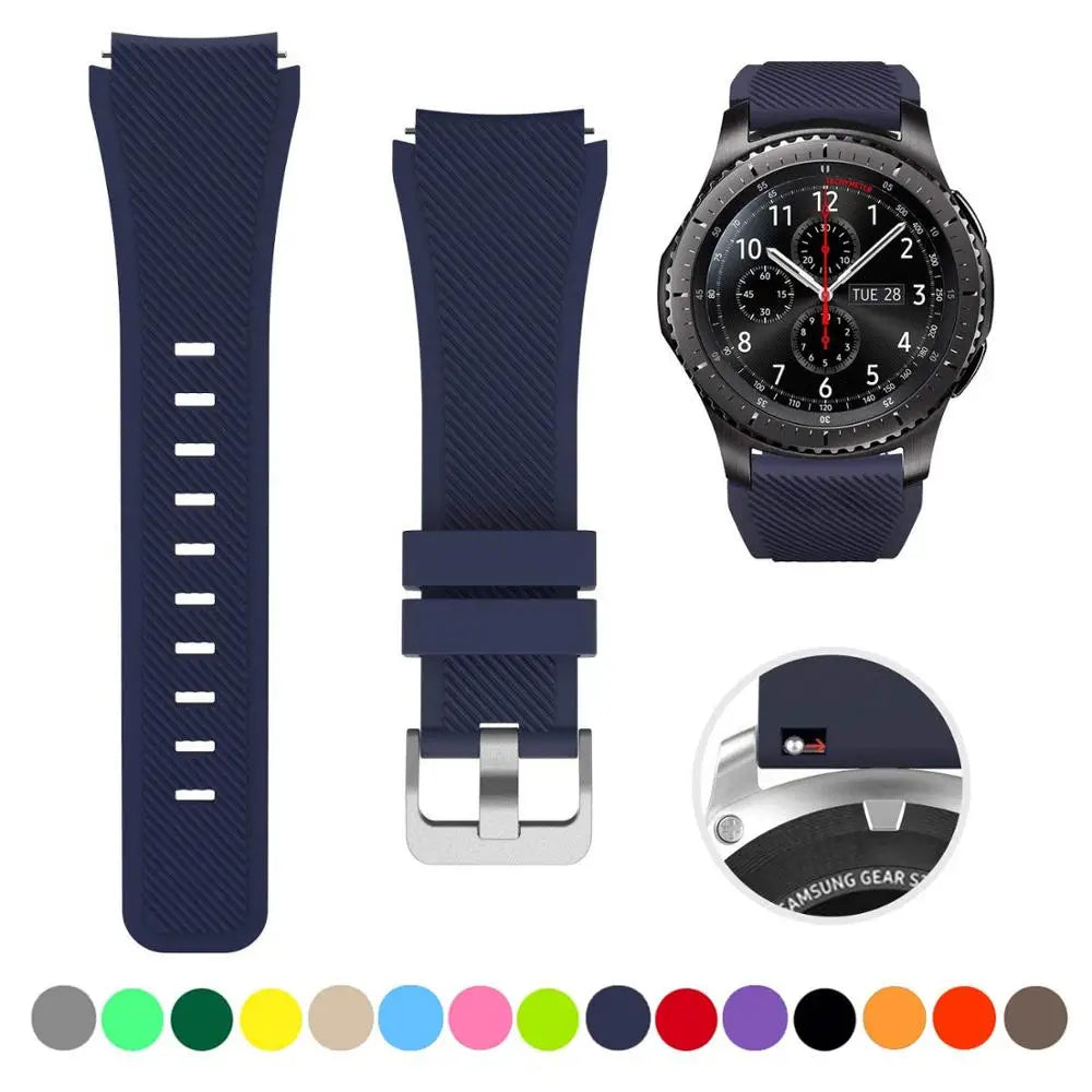20mm 22mm Strap For Samsung galaxy watch 4 5 6 7 44mm 5 pro 45mm Gear S3 Frontier bracelet Huawei watch gt 2/2e/3/4/5/6 pro Band
