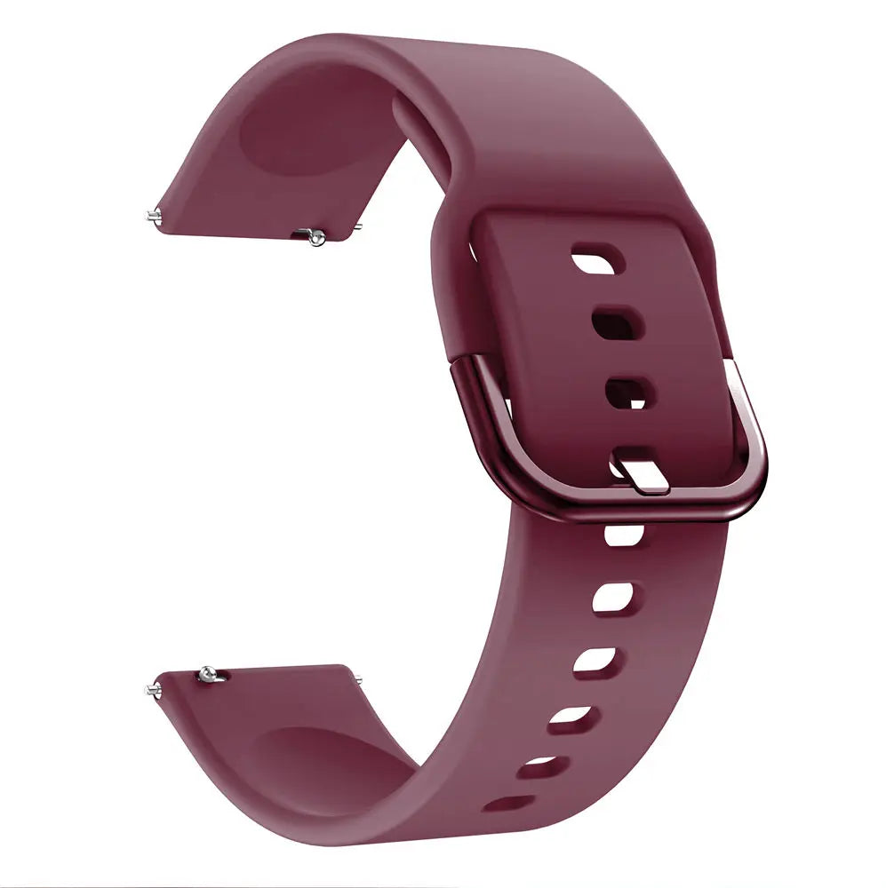 Watchband Silicone For Samsung Galaxy watch 3 45mm 41mm 42mm 46mm Strap Sport Smart Wristbands Bracelet  20mm 22mm Watchstrap