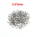 Louleur High Quality Stainless Steel Open Jump Ring Round Gold Color Split Rings For Diy Jewelry Making Findings Wholesale