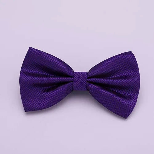 HUISHI Bow Tie For Men Bowtie Solid Color Fashion Butterfly Cravat Banquet Party Bowties Black Gold Red Royal Blue Wine Ties Men