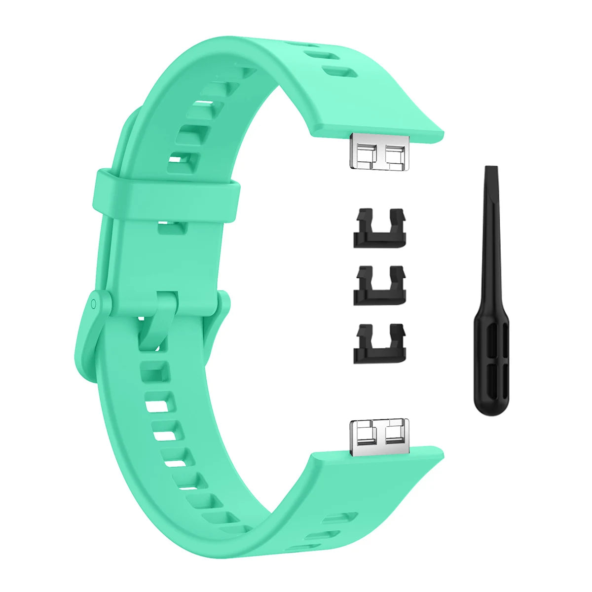 Sport Silicone Watchband For Huawei Watch Fit Strap Original SmarwatchWriststrap Belt Bracelet Printing Accessories with tool