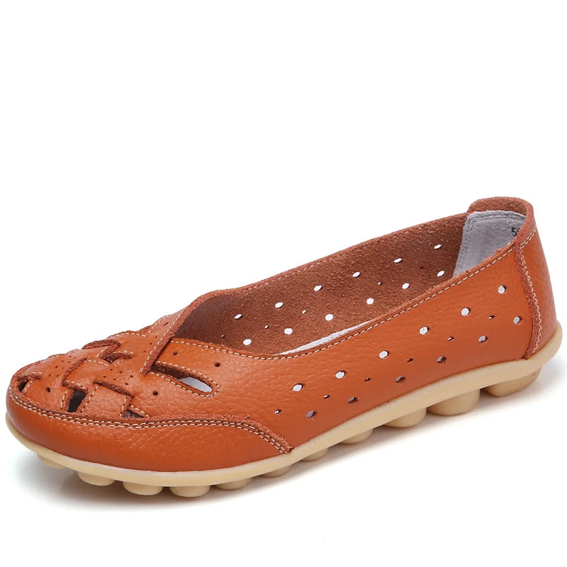 Women Shoes Flats Soft Leather Shoes Woman Loafers Oxford Ladies Shoes For Women White Shoes Plus Size 35-44 zapatos de mujer