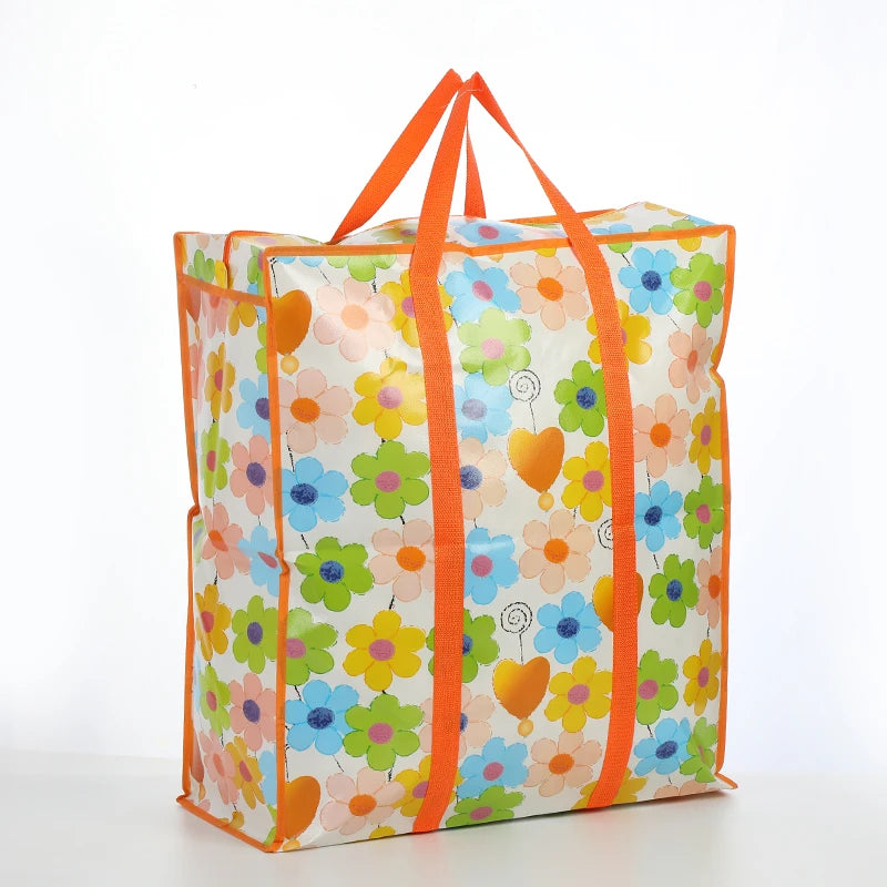 Women Reusable Shopping Bag Large Capacity Non-Woven Fabric Travel Storage Bags Durable Female Handbag Tote Shopper Eco Bag