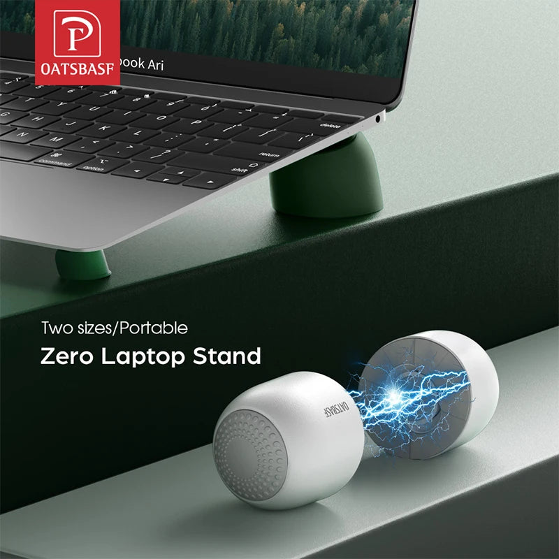 Oatsbasf Portable Laptop Stand Magnetic Laptop Cooling Stand For MacBook Air Pro Xiaomi iPad PC Heat Dissipation Notebook Holder