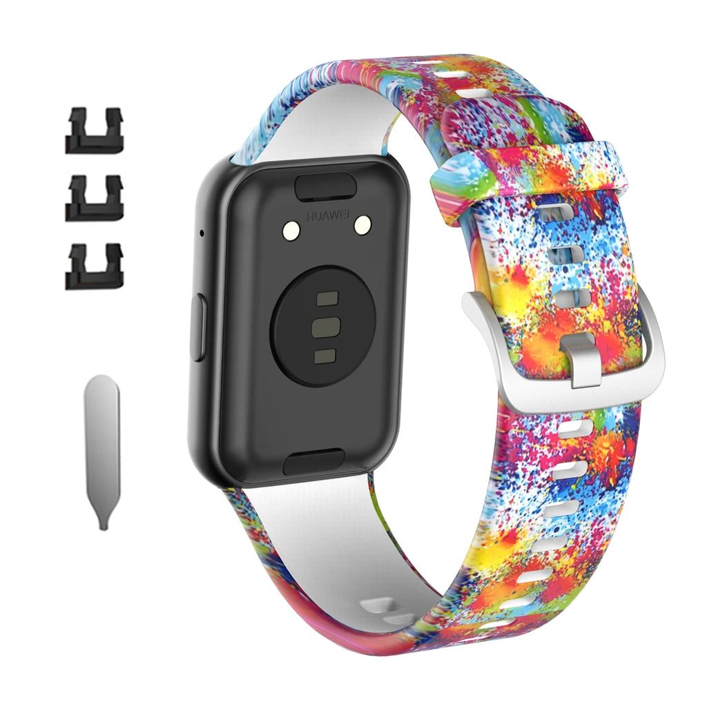 Silicone Band For Huawei Watch FIT Strap Smartwatch Accessories Replacement Wrist Bracelet Correa huawei watch fit Straps