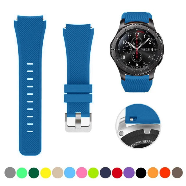 20mm 22mm Strap For Samsung galaxy watch 4 5 6 7 44mm 5 pro 45mm Gear S3 Frontier bracelet Huawei watch gt 2/2e/3/4/5/6 pro Band