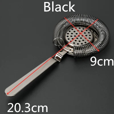 Bar Strainer Sprung Cocktail Strainer Stainless Steel Deluxe Strainer Bar Tools