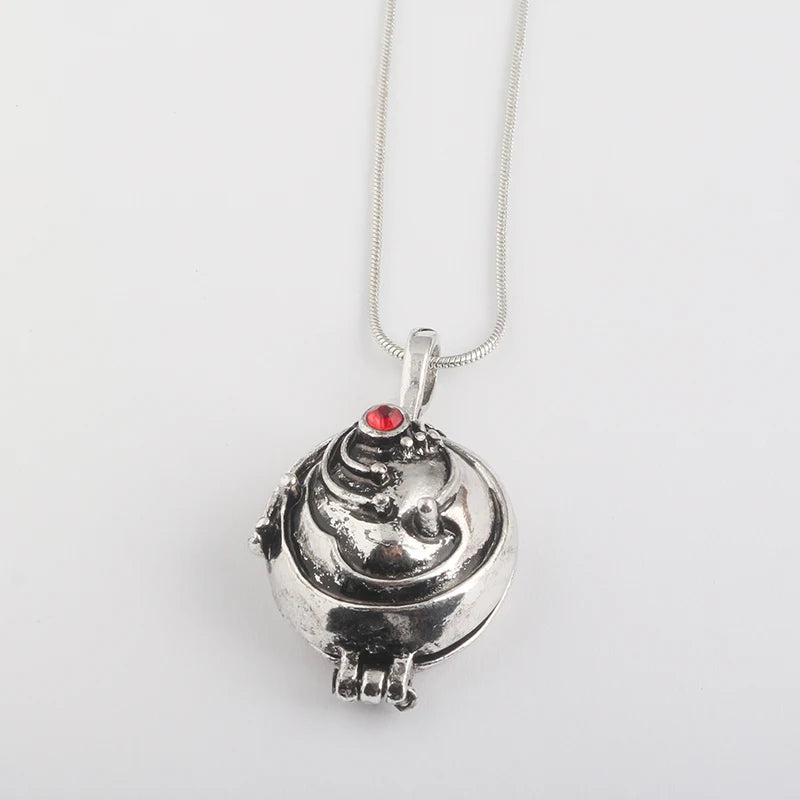 Can Open Vampire Diaries Necklaces Elena Gilbert Opening Vervain Locket Pendant Necklace for Women Men Jewelry