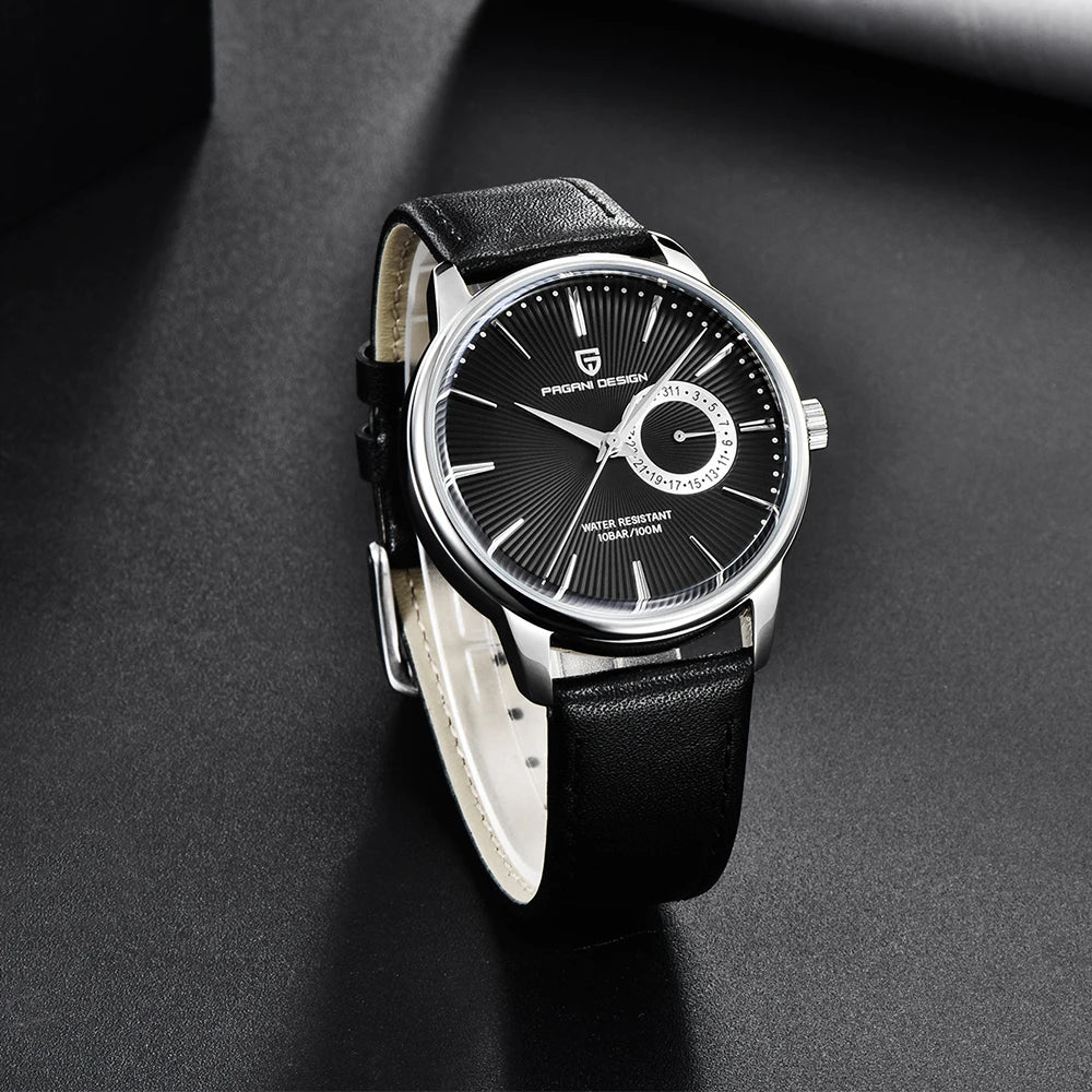 Original PAGANI DESIGN 1654 Fashion Casual Sports Watch Men Military Watch Stainless Steel Waterproof Quartz Watch Reloj Hombre