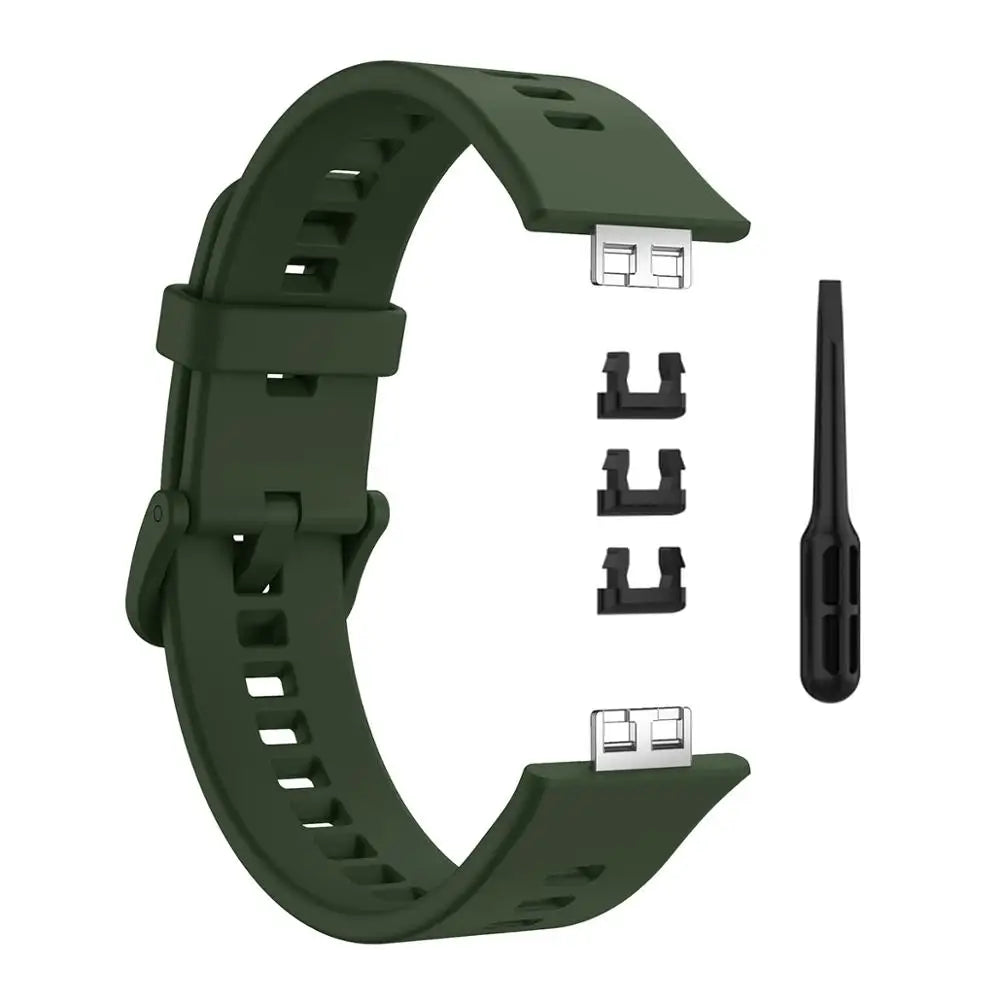 Silicone Band For Huawei Watch FIT Strap Smartwatch Accessories Replacement Wrist Bracelet Correa huawei watch fit Straps