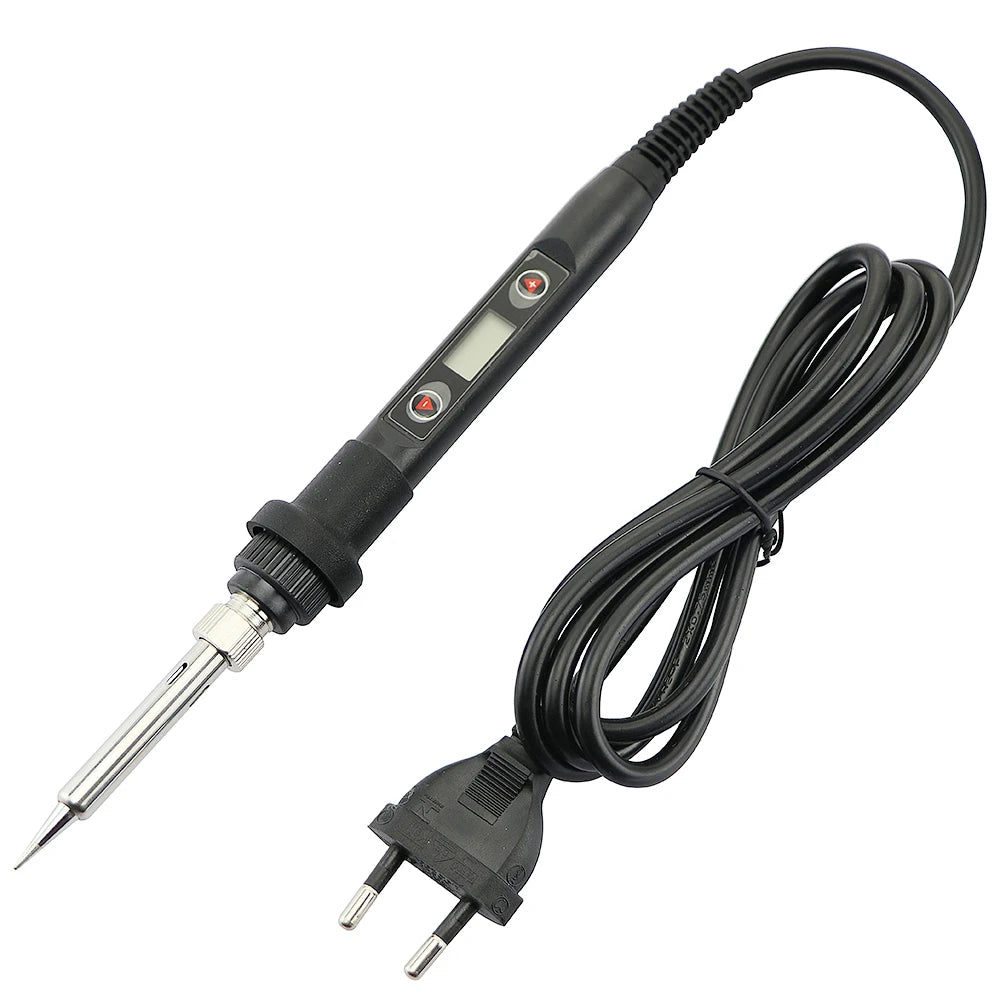 Adjustable Temperature Solder Iron 80W 220V / 110V LCD Electric Soldering Iron Welding Repair Tools