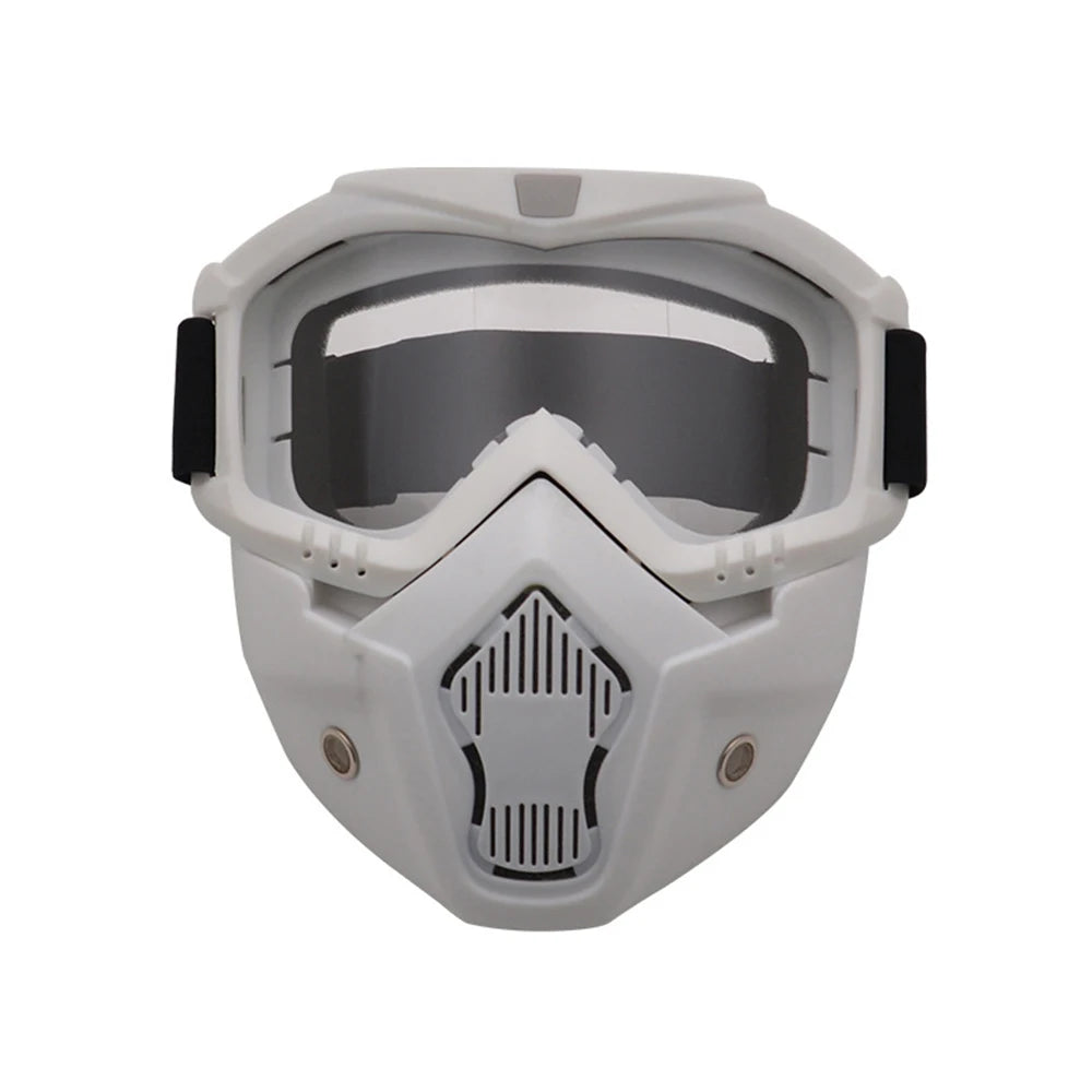 Outdoor Ski Snowboard Mask Snowmobile Skiing Goggles Windproof Motocross Protective Glasses Safety Goggles With Mouth Filter