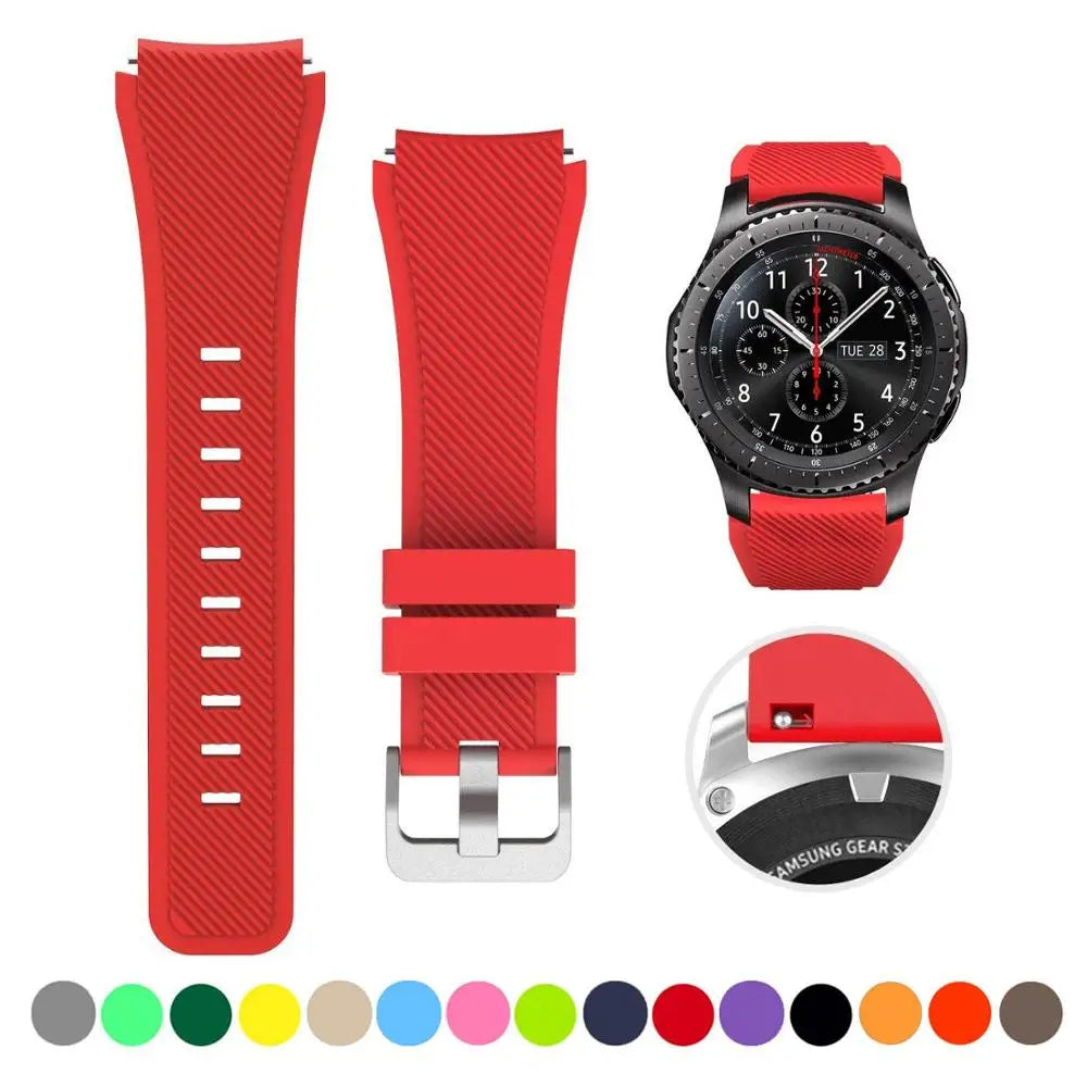 20mm 22mm Strap For Samsung galaxy watch 4 5 6 7 44mm 5 pro 45mm Gear S3 Frontier bracelet Huawei watch gt 2/2e/3/4/5/6 pro Band