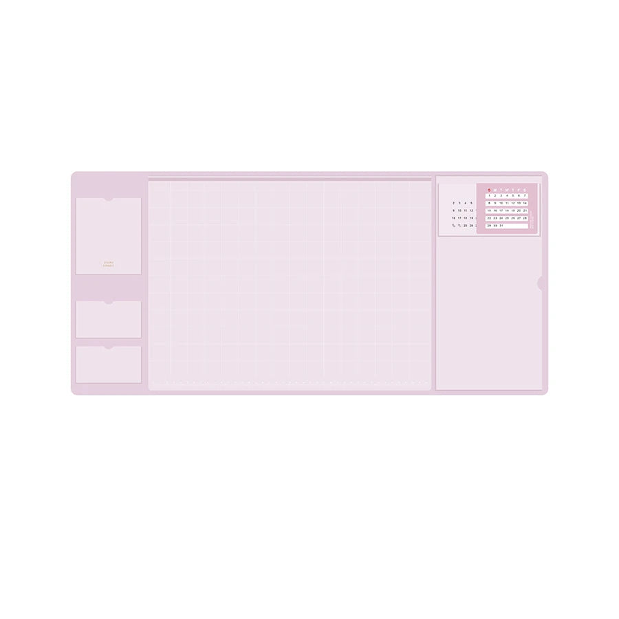 Multifunctional Large XXL PU Mouse Pad Student Writing Pad Business Desk Mat Laptop Organizer with Calendar Scale Card Slot