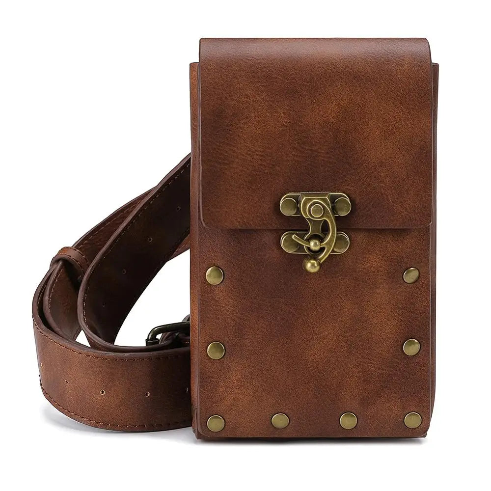 Steampunk Waist Leg Bags Women Men Victorian Style Holster Bag Motorcycle Thigh Hip Belt Packs Messenger Shoulder Bags