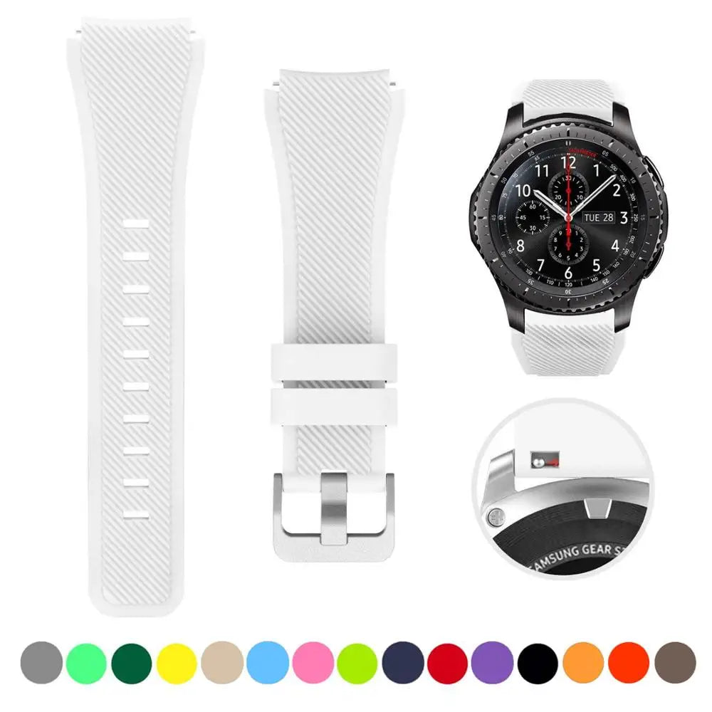 20mm 22mm Strap For Samsung galaxy watch 4 5 6 7 44mm 5 pro 45mm Gear S3 Frontier bracelet Huawei watch gt 2/2e/3/4/5/6 pro Band