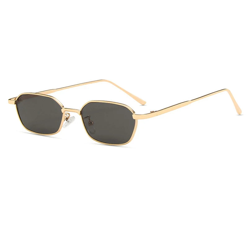 Small Square Sunglasse Women Men Brand Steampunk Metal Frame Sunglasses Men Retro Glasses UV400 Eyeglasses O949