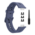 Sport Silicone Watchband For Huawei Watch Fit Strap Original SmarwatchWriststrap Belt Bracelet Printing Accessories with tool