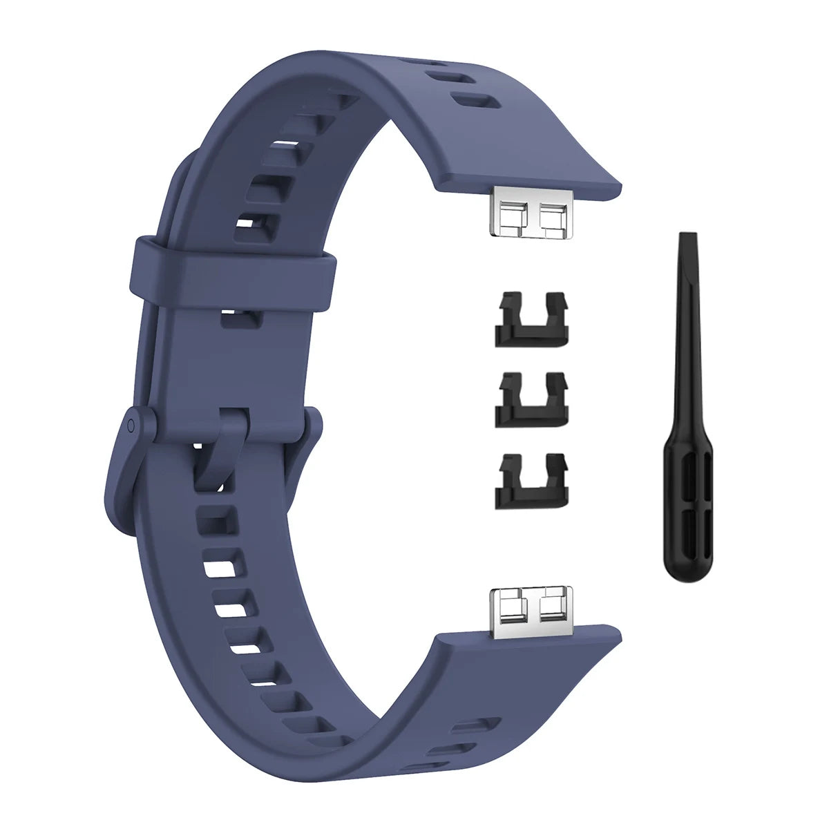 Sport Silicone Watchband For Huawei Watch Fit Strap Original SmarwatchWriststrap Belt Bracelet Printing Accessories with tool