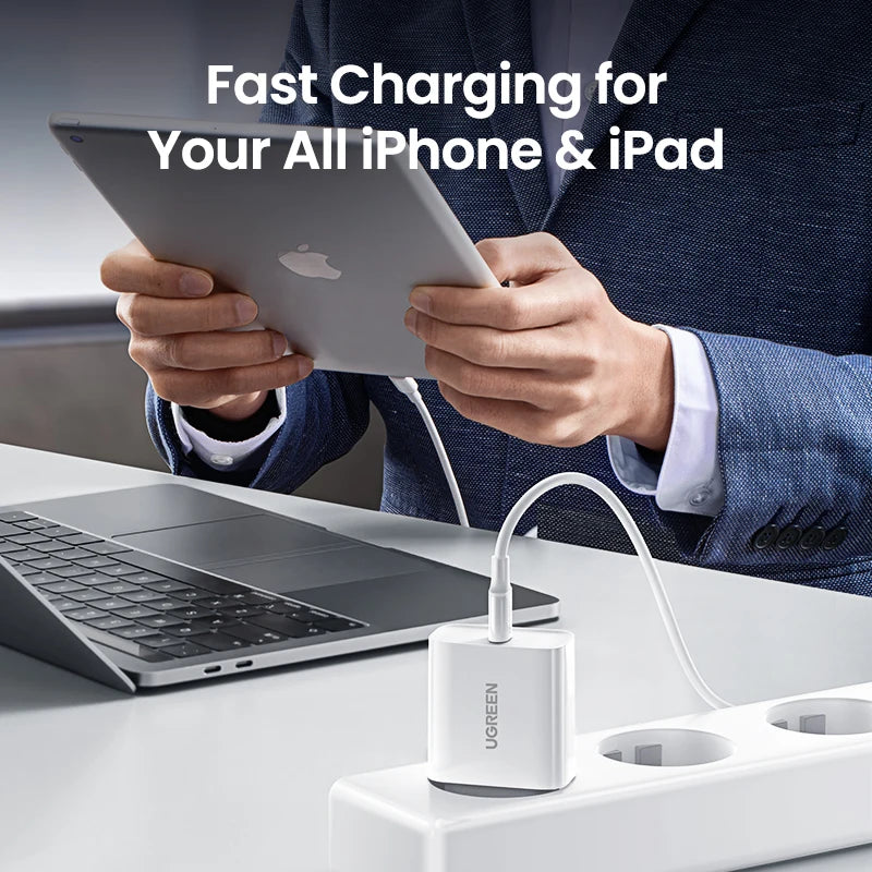 UGREEN Quick Charge 4.0 3.0 QC PD Charger 20W QC4.0 QC3.0 USB Type C Fast Charger for iPhone 18 17 16 Pro Xiaomi Phone PDCharger