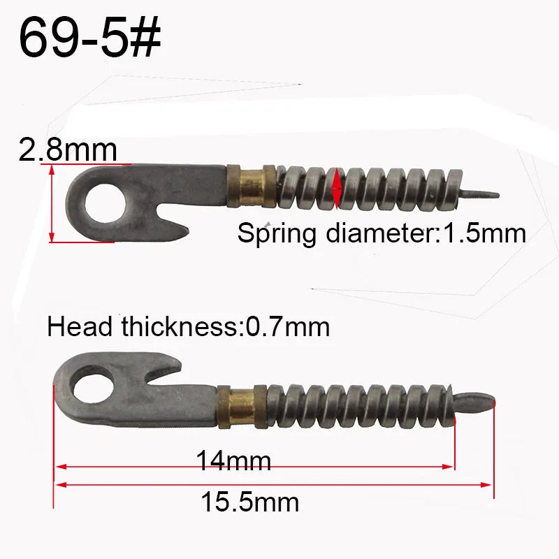 1800pcs Eyeglasses Spring Insert Glasses Repairing Flex Temples Optical Frame Broken Replacement Accessory
