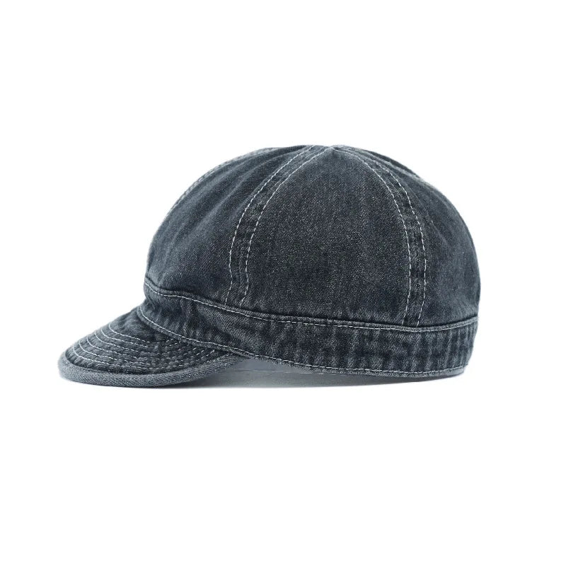 2020 Spring Autumn Fashion Short Brim Denim Cap Summer Outdoor Leisure Visor Hat Trend Baseball Caps Hip Hop Sport Hats Present