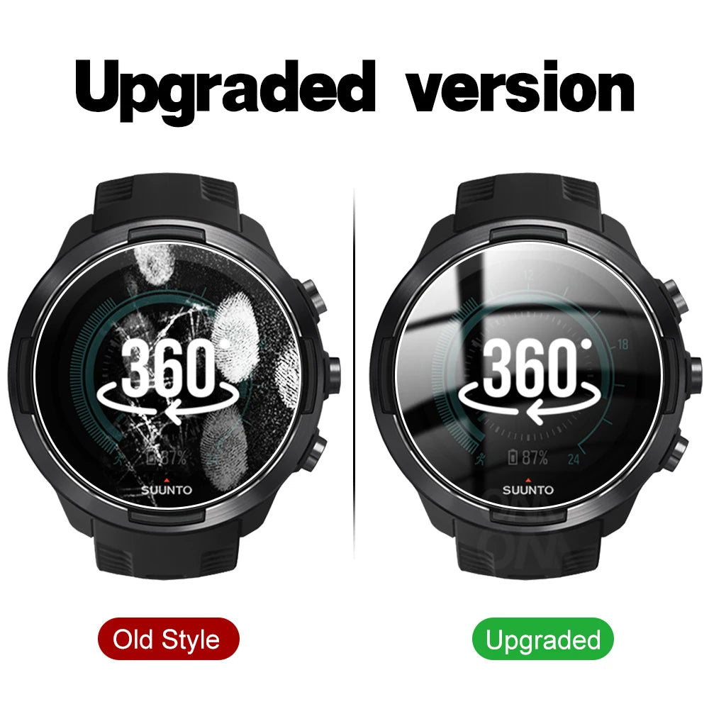 [5PCS] Tempered Glass for Suunto Watch 9 Baro 7 5 3 Screen Protector - Ultra HD Anti-scratch Glass Protective Film Accessories