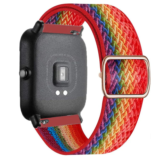 Nylon band For Amazfit GTS 4/2/2e/3/GTS2 Mini/GTR/4/3/Pro/GTR2/stratos Bracelet correa Amazfit bip 6 5 3 20mm/22mm Watch straps