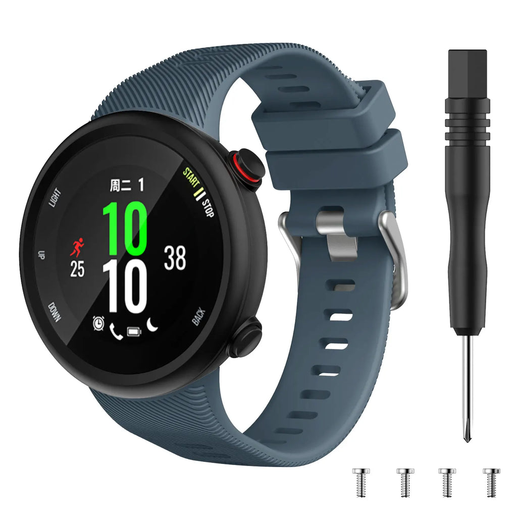 High Quality Silicone Strap for Garmin Swim 2 Smart Watch Band Sport Wristband for Garmin Forerunner 45 45s Bracelet Accessories