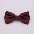 HUISHI Bow Tie For Men Bowtie Solid Color Fashion Butterfly Cravat Banquet Party Bowties Black Gold Red Royal Blue Wine Ties Men