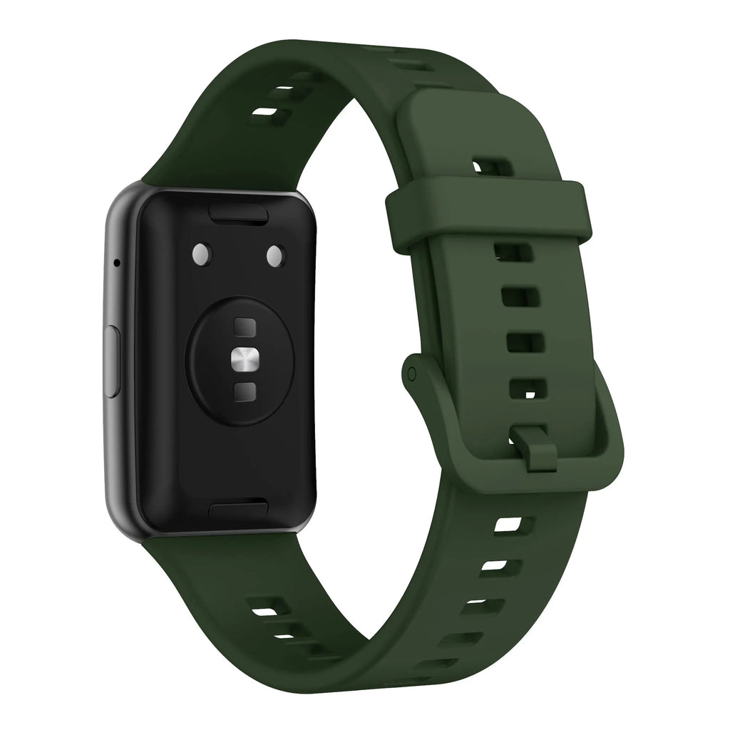 Sport Silicone Watchband For Huawei Watch Fit Strap Original SmarwatchWriststrap Belt Bracelet Printing Accessories with tool
